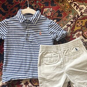 24 month Ralph Lauren polo & short set